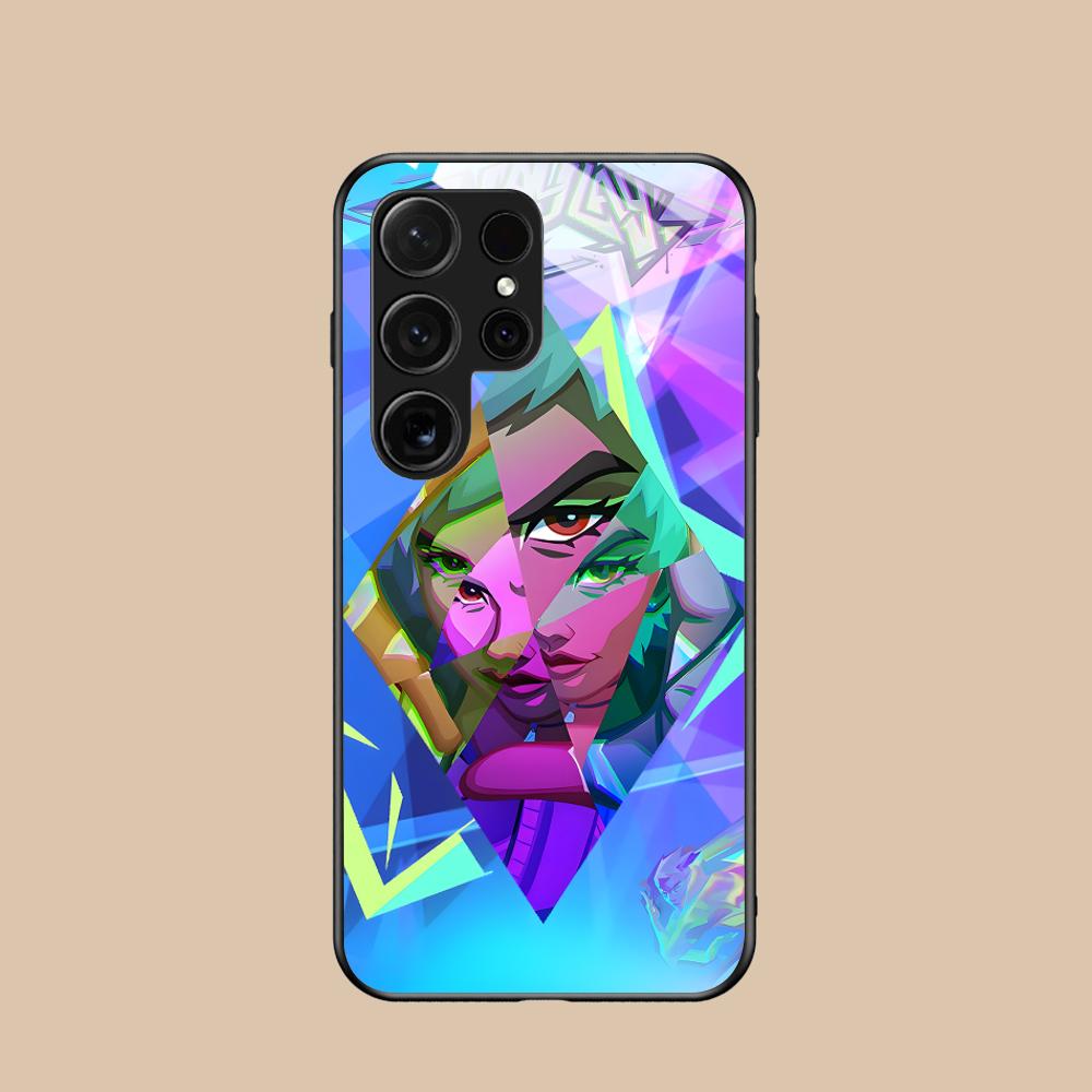 

Valo Waylay Phone Case for Samsung Galaxy S26 S25 S24 S23 S22 S21 S20 Note20 Plus FE Ultra Glass Protective Cover Galaxy S23 FE