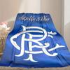 [1 Stk. Rangers FC Decke] Ganzjahresdecke - Gemütliche Decke für Sofa Couch Heimdekoration, Digital bedruckte Nickerchen-Decke
