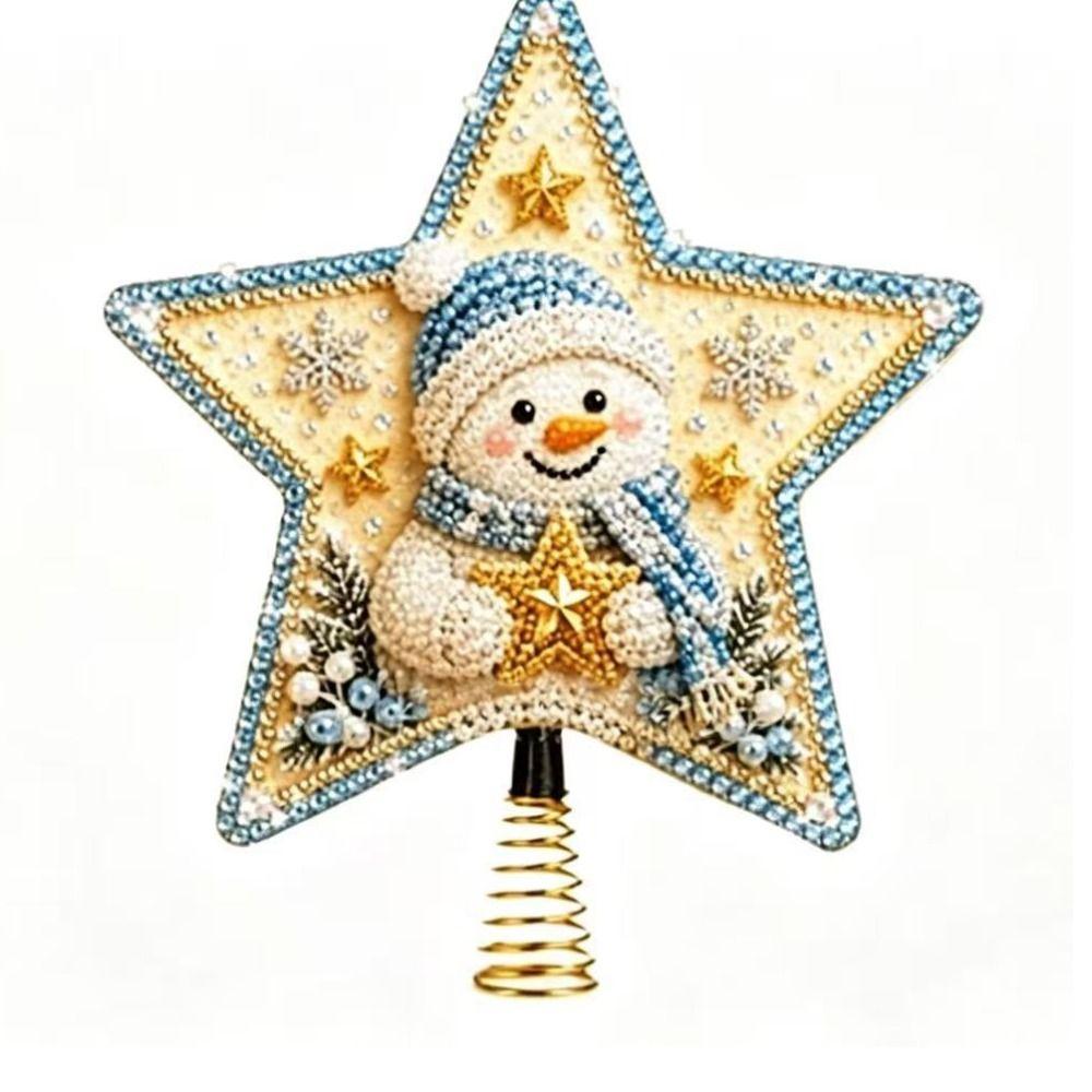 Unfinished Christmas  Painting Kit DIY Sparkling Bead Craft Set  Christmas Gift