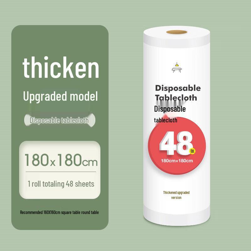 ZISIZ Disposable Thickened Waterproof Tablecloth