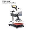 ZONESUN Digitale Multifunktions-Heißpresse Stempelwerkzeug 15x15cm für T-Shirts Mauspads Einlegesohlen Leder Pyrografie ZS-90ZY