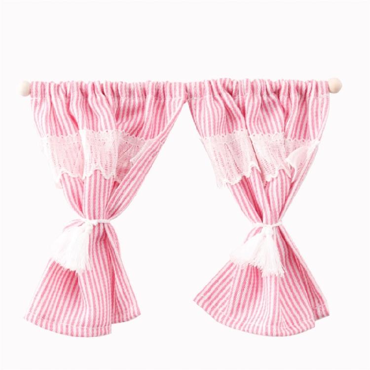 

Dollhouses Window Drapes Living Room Scene Display Accessory For Miniature Living Room Model Project Display Decors S