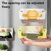 Glove Tissue Box Holder Adjustable Tissue Paper Dispenser Wall Mount Fridge Towel Holder for Kitchen Bathroom Refrigerator