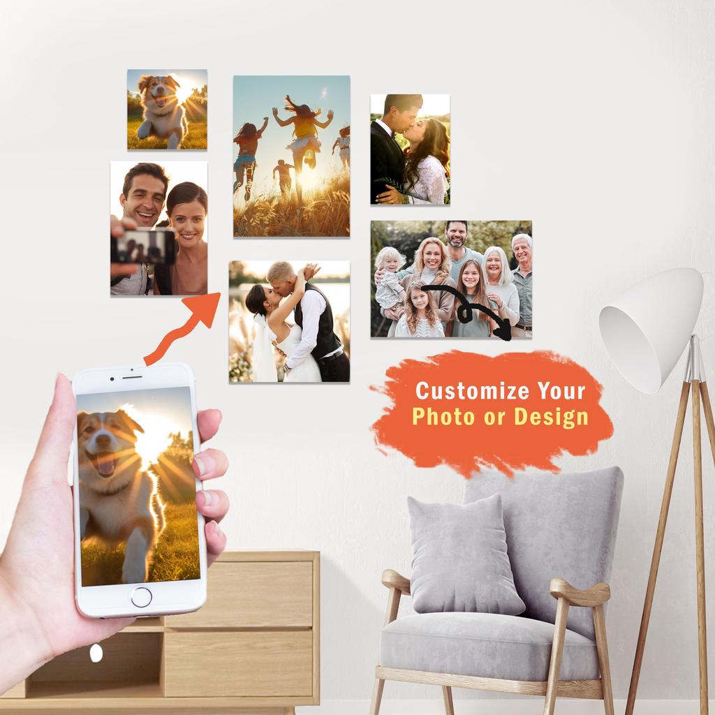 Custom Canvas Printing Personalized Photo Poster Suitable for Weddings Pets Birthdays