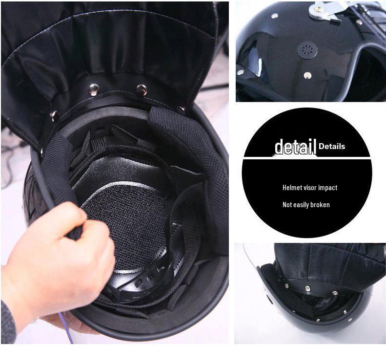 European-style Explosion-proof Riot Helmet with Steel Mesh - Safety Protection Helmet