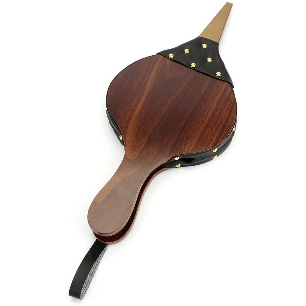 

Mini Vintage Wooden Manual Handmade Air Blower Fan Blower For Fireplace Barbecue Fire Bellows Outdoor Cooking Picnic Camping