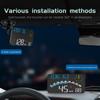 Universal Board Computer G10/G12/G13 Heads up Display Car Speed Meter Windshield Projector GPS Odometer with Bracket 360 Degree