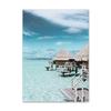 Coastline Blue Ocean Wall Poster Print Sea Reef Nordic Canvas Painting Landscape Modern Home Picture Decoration Living Room Art