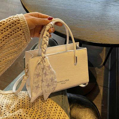 Borsa alla Moda Quadrata Piccola, Tracolla Singola, Elegante Piccola Borsa a Tracolla