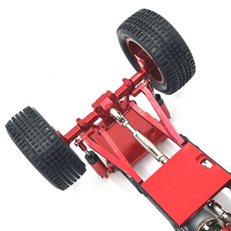 Metal Upgrade 12mm Connector Front and Rear Door Bridge Assembly For MN Model 1/12 MN168 RC Car Parts