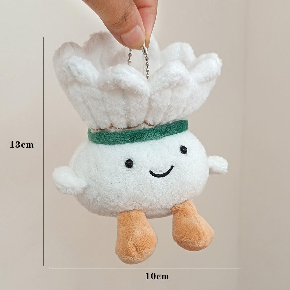 Fun and Cute Series Basketball Badminton Dolls School Bag Pendant Decoration Plush Doll Couple Car Keychain