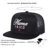 Unisex Mama TRIED Embroidery Hip-hop Net Hats Spring Summer Outdoor Adjustable Casual Baseball Caps Trucker Caps Sunscreen Hat