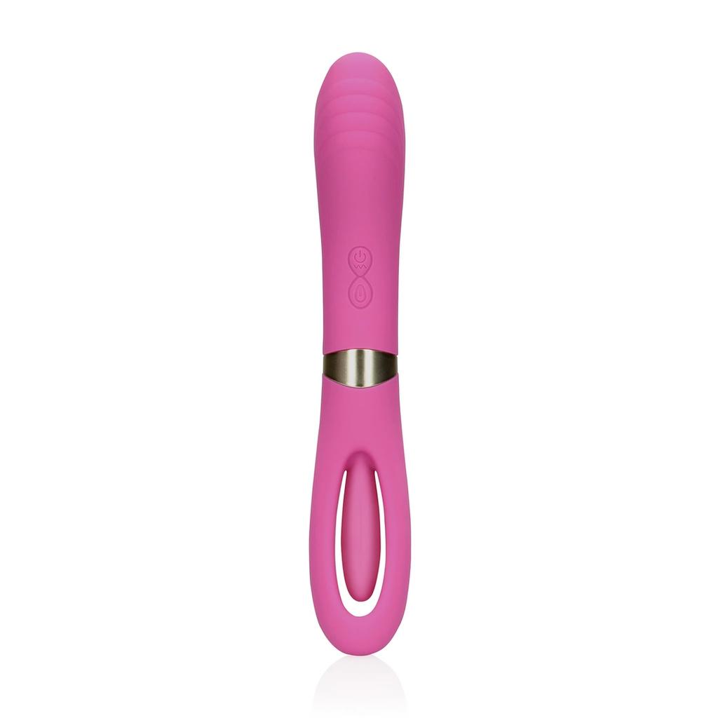 Loveline - Double-Sided G-Spot Vibrator - Exuberant Pink