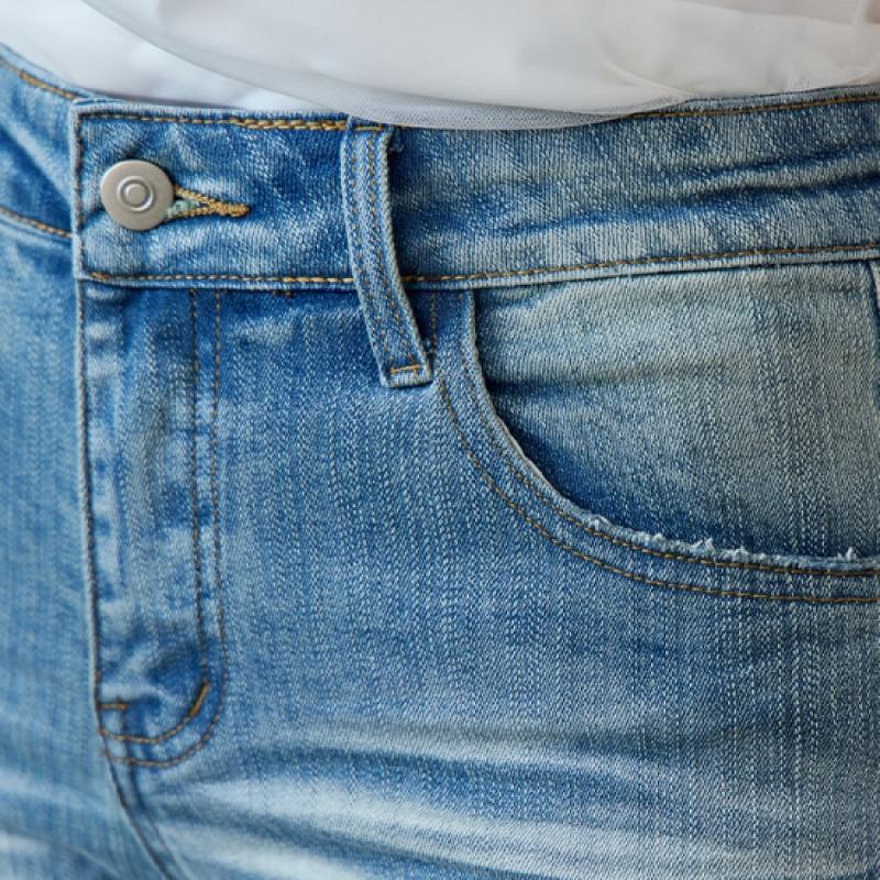 MAXZA Vintage Wash Stretch Bootcut Denim Pants Ze05ql001na