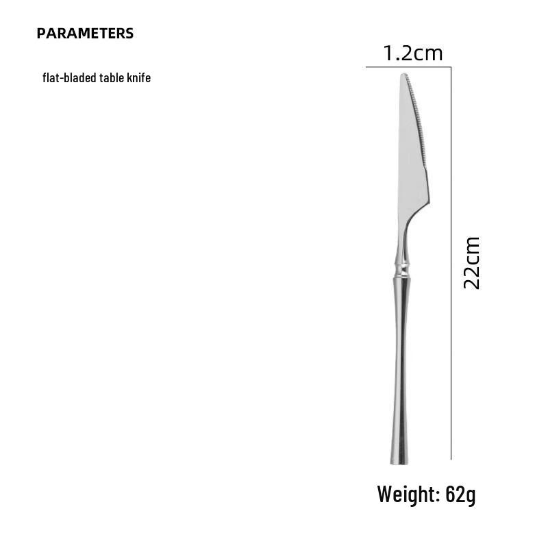 Mirror Finish Flat Head Cutlery Set