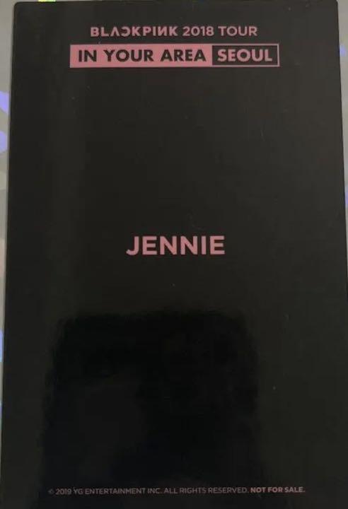 [USED] BLACKPINK 2018 TOUR SEOUL DVD Trading Card Jennie