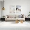 VidaXL Coffee Tables 2 Pcs Black 50x46x35 Cm Engineered Wood 830847