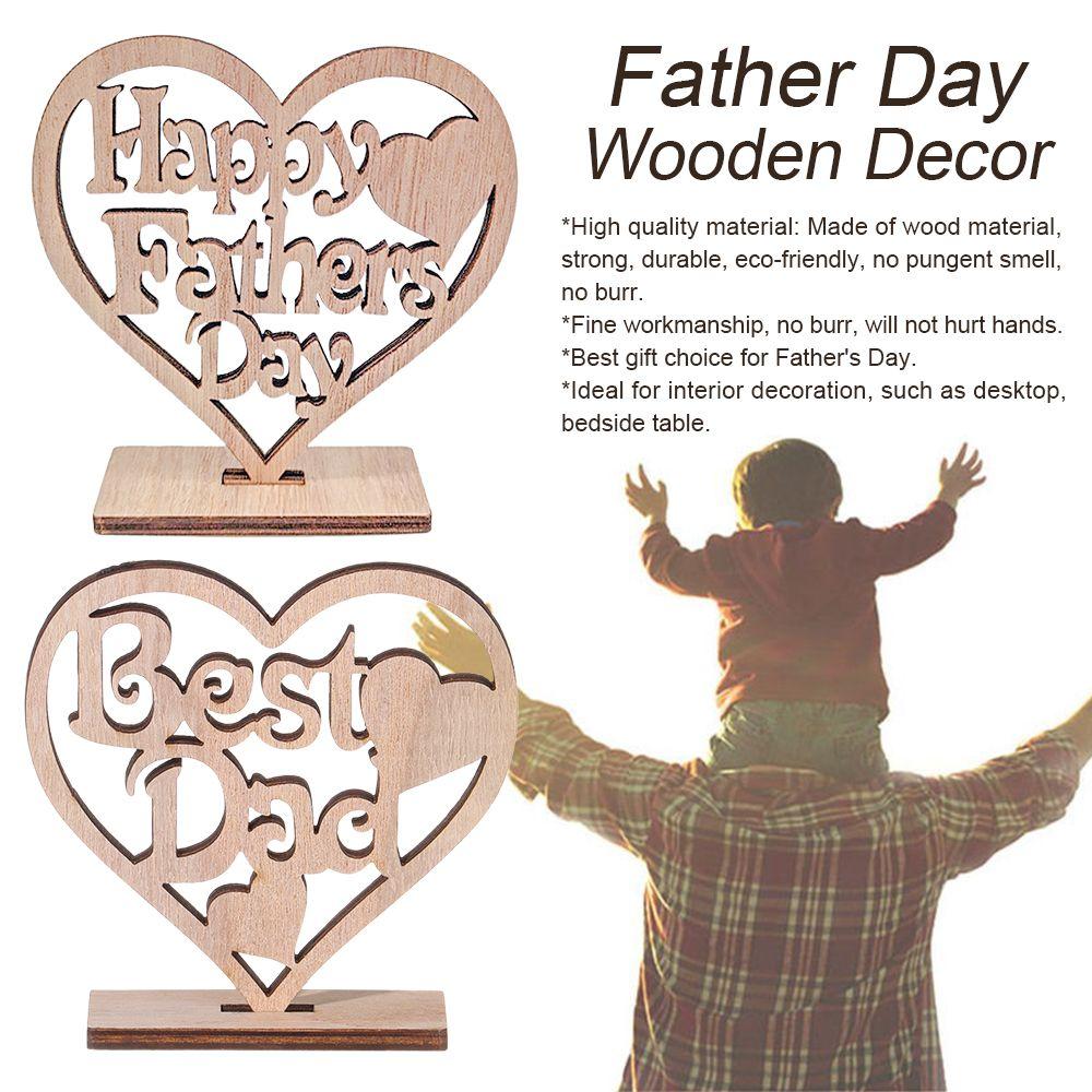 

Home Decor Gift Father Day Wooden Decor Wood Ornament Pendant Decoration Festival Accessories