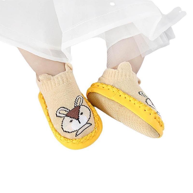 Creative Autumn Baby Cartoon Soft Breathable Cotton Floor Shoes Anti-Slip Toddler Socks Warm Socks