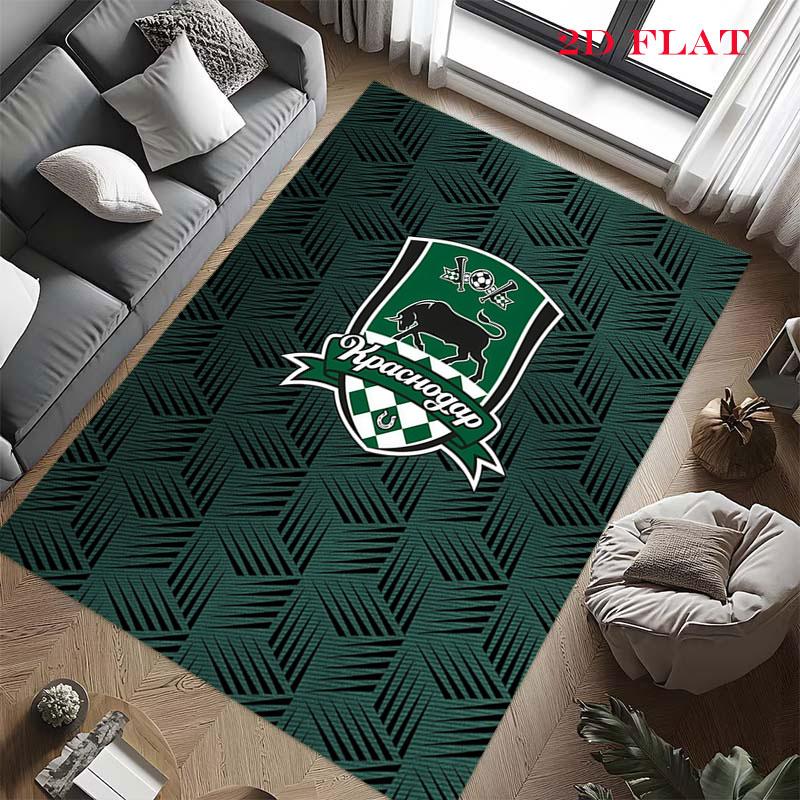 FC Krasnodar Glory Carpet Rug for Living Room Bedroom Home Sofa Decoration,Kids play Nonslip Floor Mat