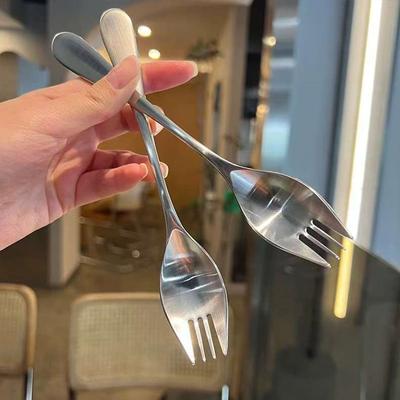 Edelstahl Rundlöffel Net Rot Golden Dinner Langer Griff Rühren Dessertlöffel Für Küchenzubehör Gadgets