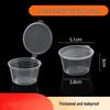 Disposable Plastic Sauce Portion Cups with Lids