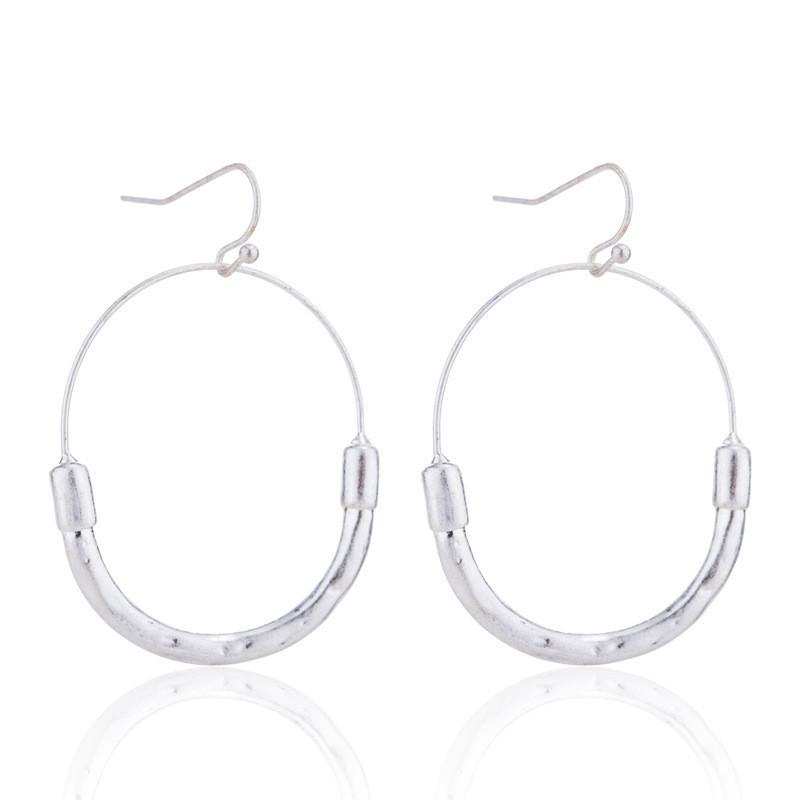 Stylish Earrings Geometric For Women Chic Alloy Modern Fashion Accessories