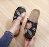 Four Seasons Non-Slip Indoor Linen Sandals for Men & Women - Lightweight Home Slippers for Summer