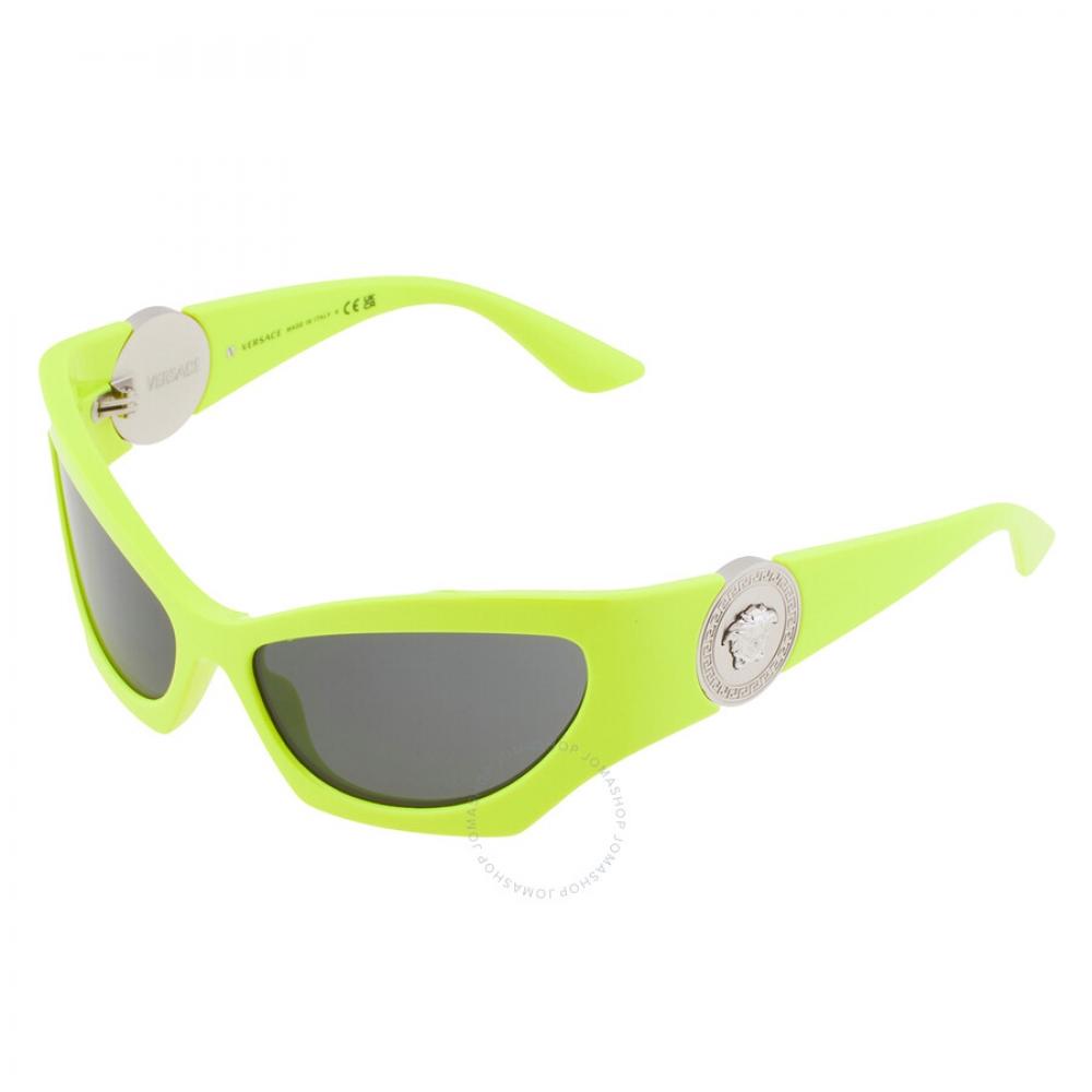 Versace Dark Grey Cat Eye Ladies Sunglasses Ve4450 541887 60