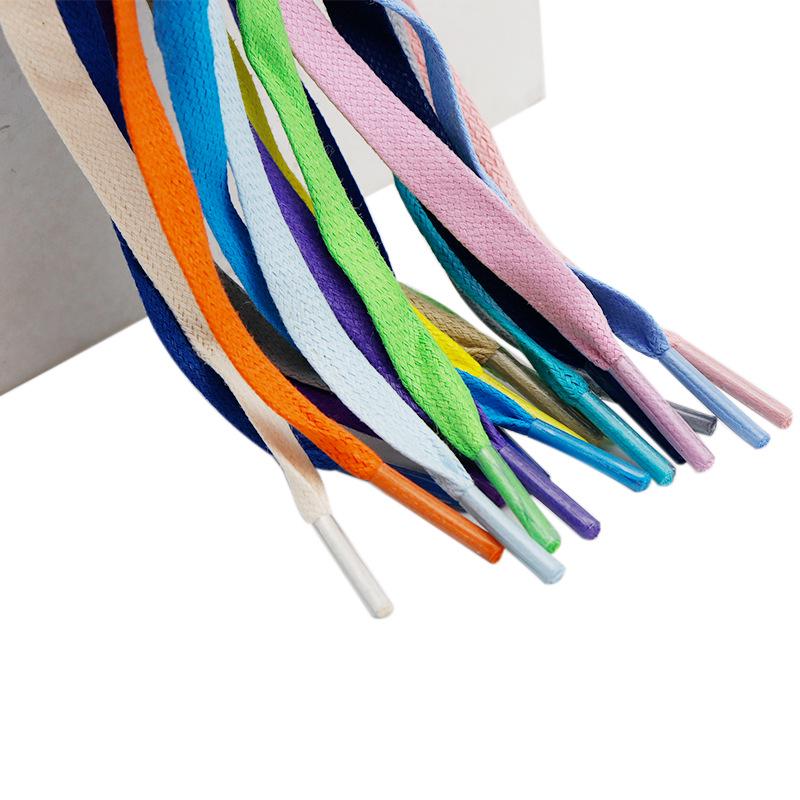 Kurojin Flat Waxed Cotton Shoelaces for Sneakers and Casual Shoes