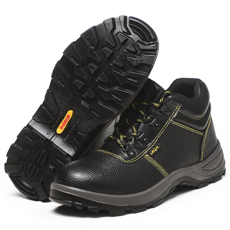 Men's Protective Shoes Anti-Smashing and Anti-Penetration Lightweight Oil-Resistant Acid-Resistant Non-Slip Safety Shoes