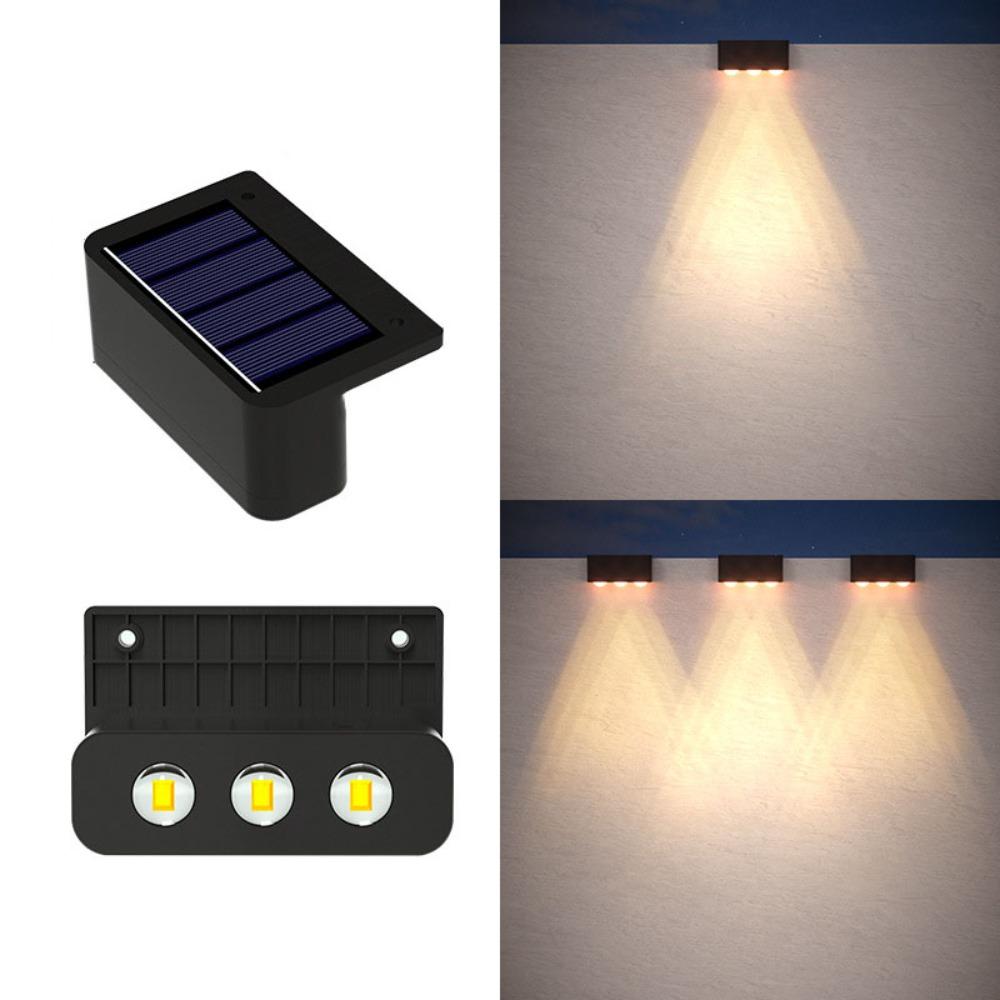 Decorative Stairs Wall Lamp Waterproof Solar Powered Lamps LED Solar Garden Lights  Outdoor