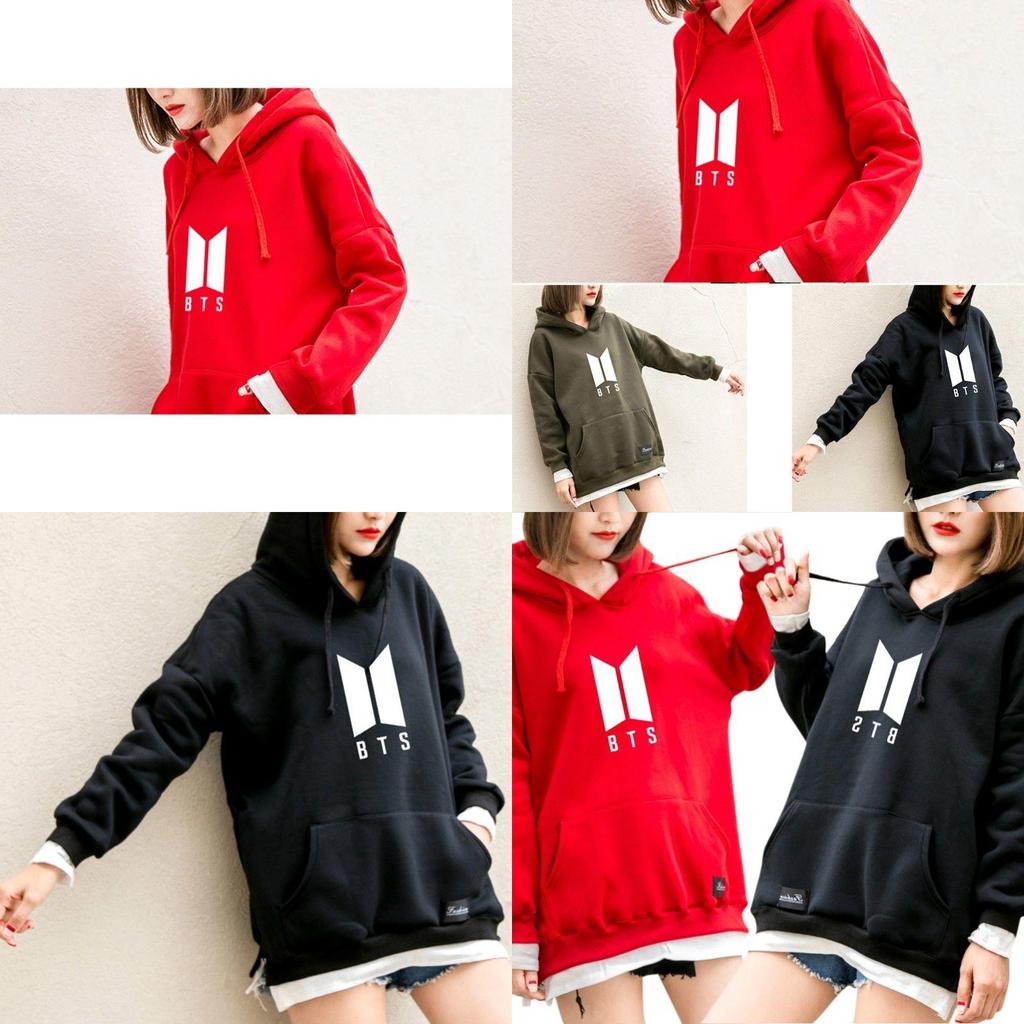 Bts Hoodie Bangtan Hooded Sweatshirt With Stylish Patchwork Design And Spacious Pocket