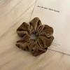 4pcs Velvet Scrunchies Neutral Tones Soft Plush Perfect for Retro Daily Styles Cozy Chic Hair Accessories