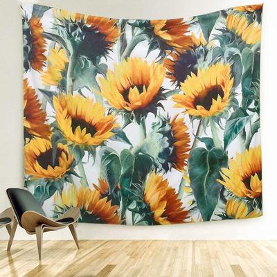 Tapiz de girasol, papel tapiz para habitación, decoración del hogar, pintura, fondo de sala de estar, papel tapiz