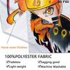Naruto Nine Tails Fusion Wall Tapestry Aesthetic Wall Hanging Printed Fabric Blanket Decorative Tapestries For Bedroom Living Room Home Decor