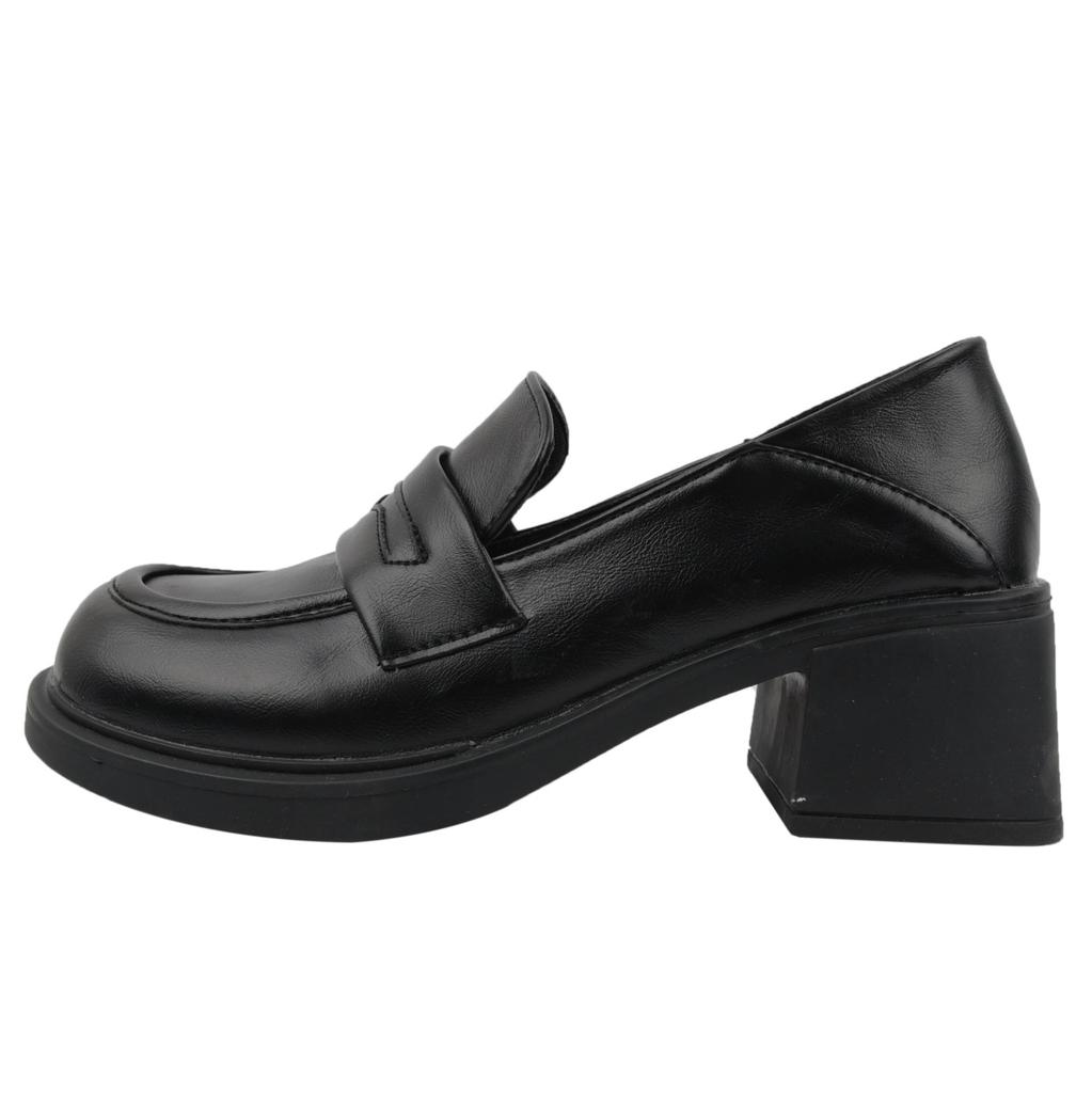 Height-increasing small leather shoes Mary Jane small leather shoes Loafers high heels Japanese shoes Mary Jane jk shoes uniform shoes middle heel