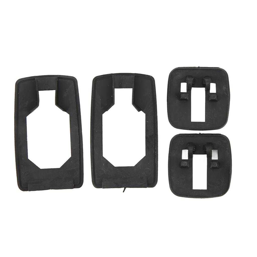 4Pcs Door Handle Seal Set Front Rear Left Right Rubber Black Easy To Install for III 3 Car