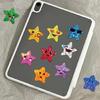 500 Pcs Waterproof Scrapbook Sticker Happy Face Star Sticker For DIY Crafting Background Decoration