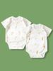 Pure Cotton Summer Baby Jumpsuit - Cool, Breathable Triangle Romper