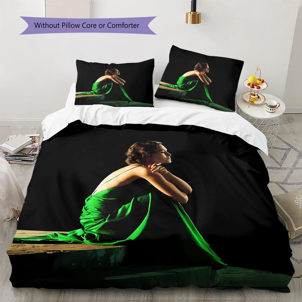 atonement Pattern Bedding Quilt Set Quilt Cover Pillowcase Home Decoration Birthday Gift (1 * duvet cover + 2 * pillowcase, without core)
