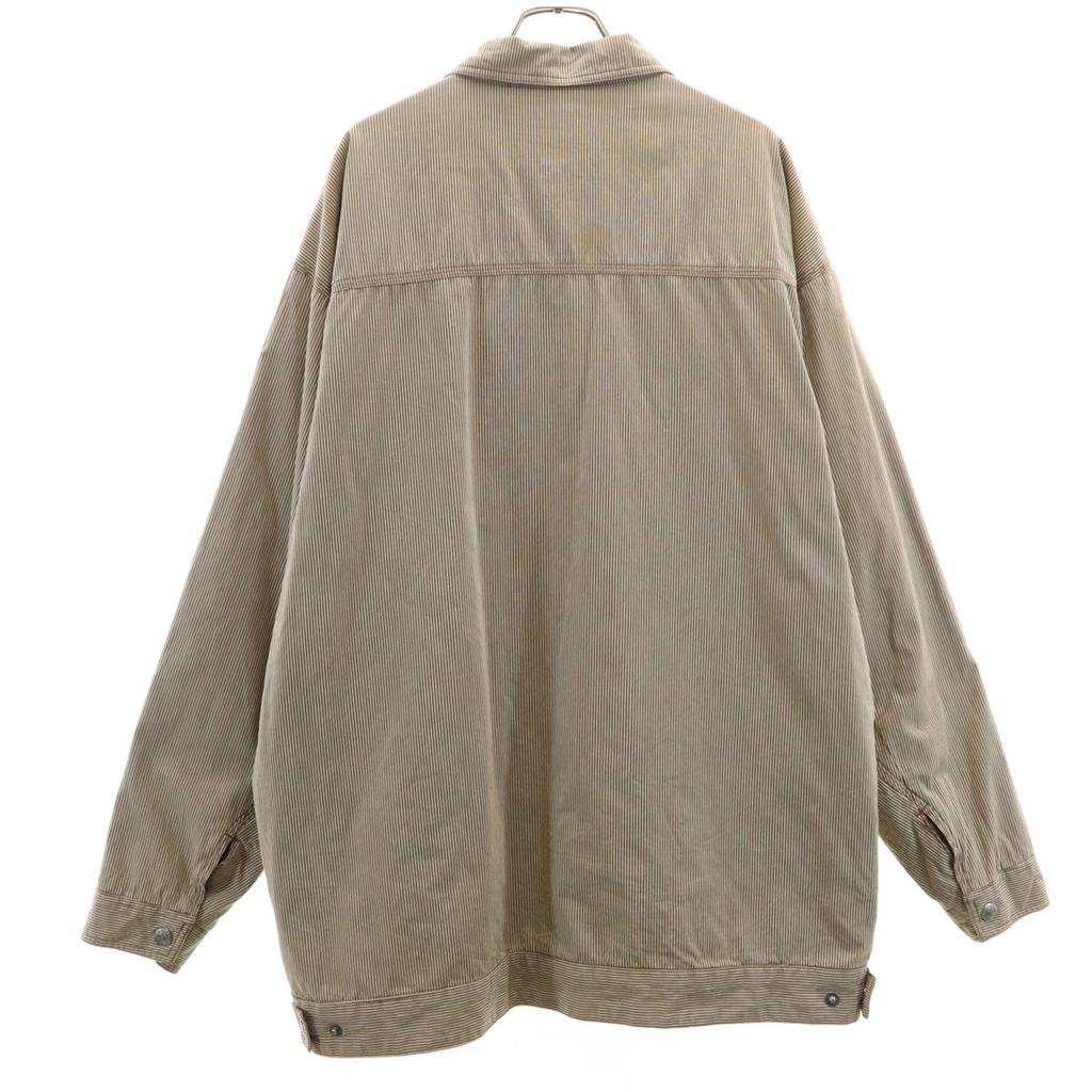 Columbia Striped Pattern Shirt jacket XL Gurege Padded Outdoor Men's Used