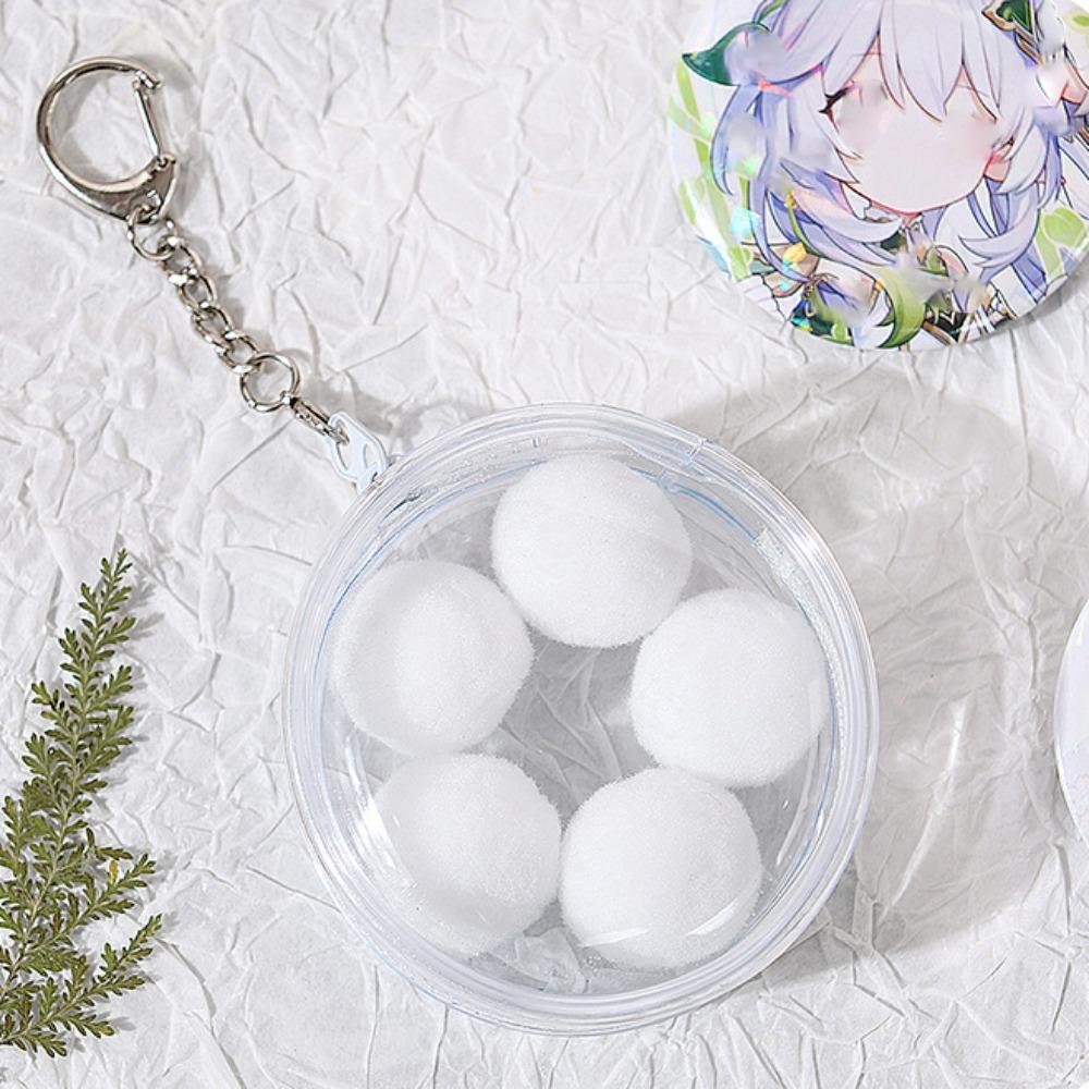 with Keyring Anime Badge Display Bag Badge Display Clear Outdoor Bag Goods Display