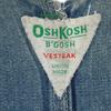 OSHKOSH 50s 60s Vintage Triangle Tag Denim Overall Blue Union Ticket Women Used