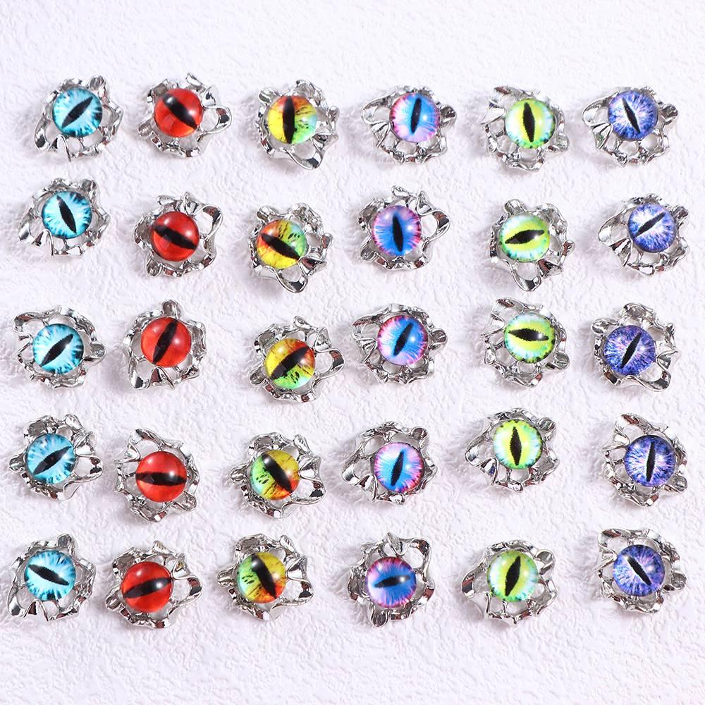 5Pcs/set Halloween Nail Charms Halloween Demon Nail Decorations Girls/Lady