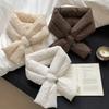 Anti Cold Scarf PP cotton Down Neck Scarf NEW Down Cotton Scarf  Winter