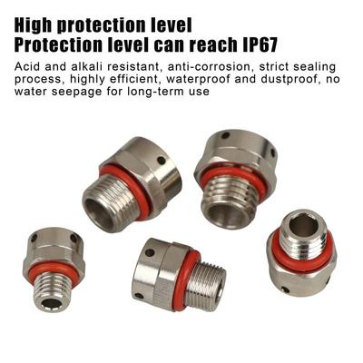 M5-M20 Stainless Steel Screw In Air Vent Valve Waterproof Breather Valve for Industrial Control Panel Cooling