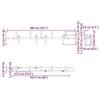 VidaXL Sliding Door Hardware Kit 200 Cm Steel Black, Sliding Door Hardware, Door Rail of 3295722