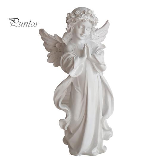 

Молитвенный ангел, статуэтка ангела-хранителя, белая крылатая фея, скульптура, домашний офис, книжная полка, украшение для рабочего стола, орнамент M