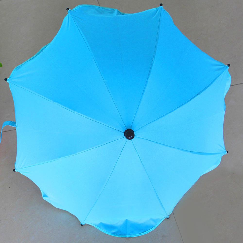 Baby Stroller Umbrella Portable Kids Pram Rain Cover Waterproof Adjustable Folding Accessories